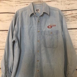 Lee Sport SF 49’r Chambray Shirt, EUC!